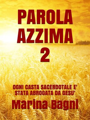 cover image of Parola Azzima 2